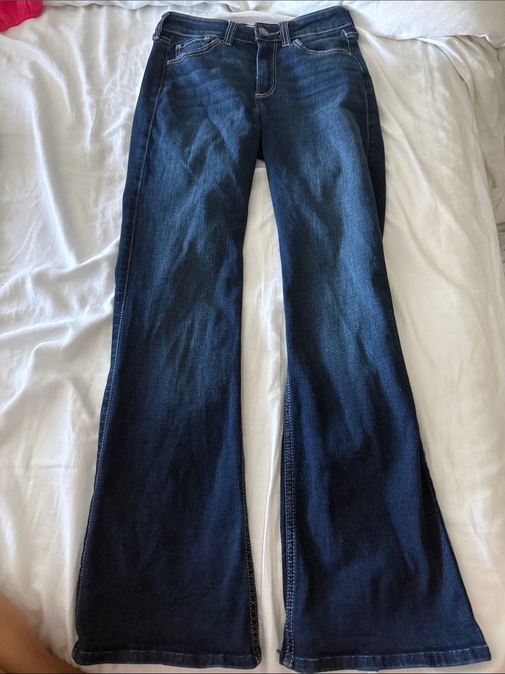 Women's Dark Blue Bootcut Jeans